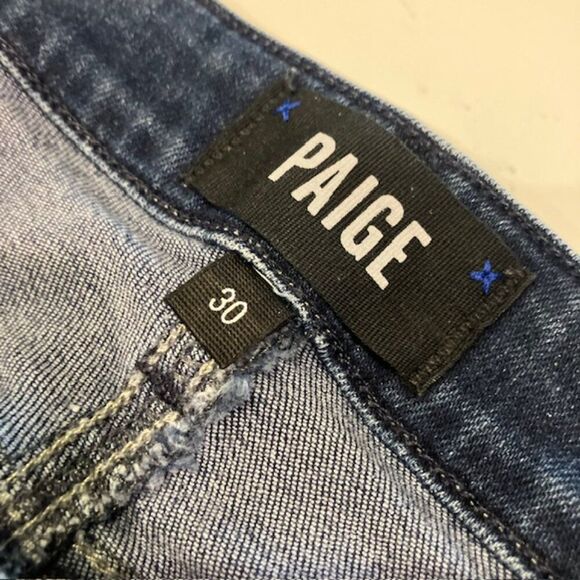 Paige Jeans Women's Size 30 Blue Verdugo Ankle Skinny Mid Rise Stretch - Picture 3 of 12